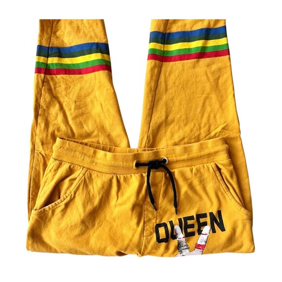 On Fire Queen Joggers Junior Large Sweatpants Drawstring Freddie Murcury READ - Picture 9 of 12